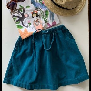 Olive Juice Corduroy Skirt